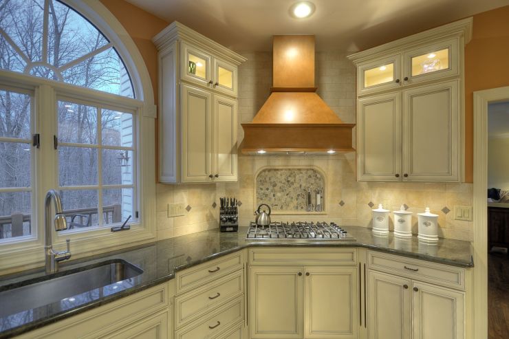 Granite kitchen countertop remodel in Bucks County