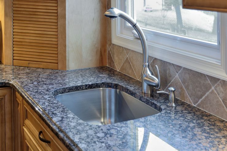 Diamond Kitchen and Bath Modern Kitchen Sinks and Faucet renovation in Newtown
