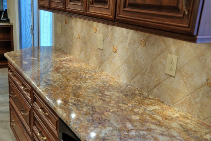 Granite kitchen countertop remodel in Newtown, Bucks County