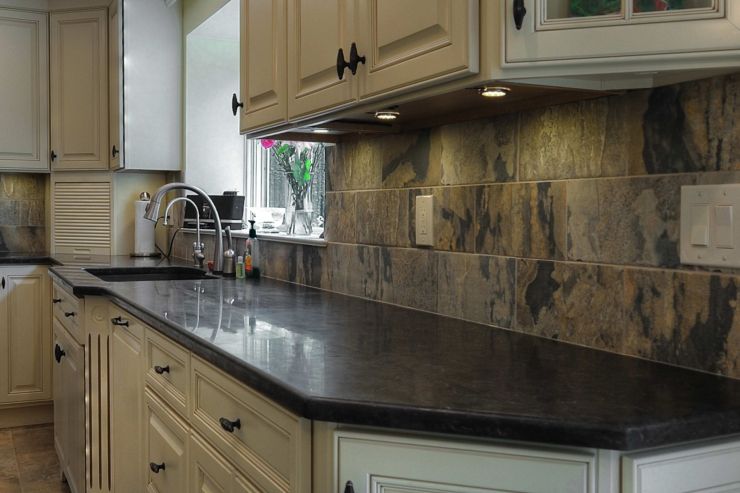 Granite kitchen countertop remodel in Doylestown, PA