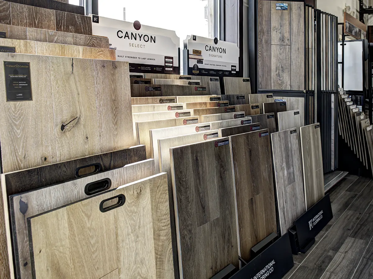 Kitchen and bathroom flooring