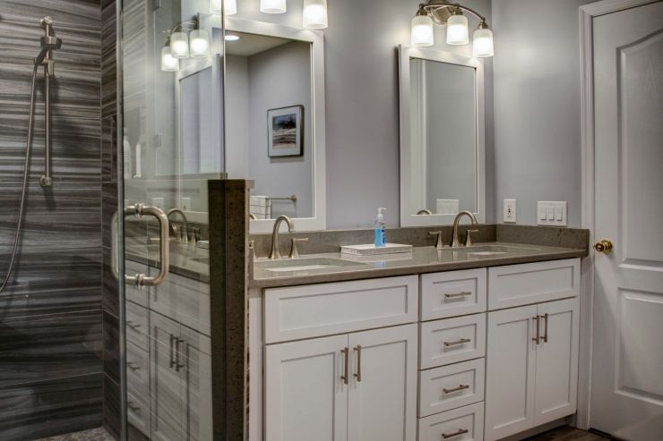 Modern Bathroom Renovation project in Newtown, PA