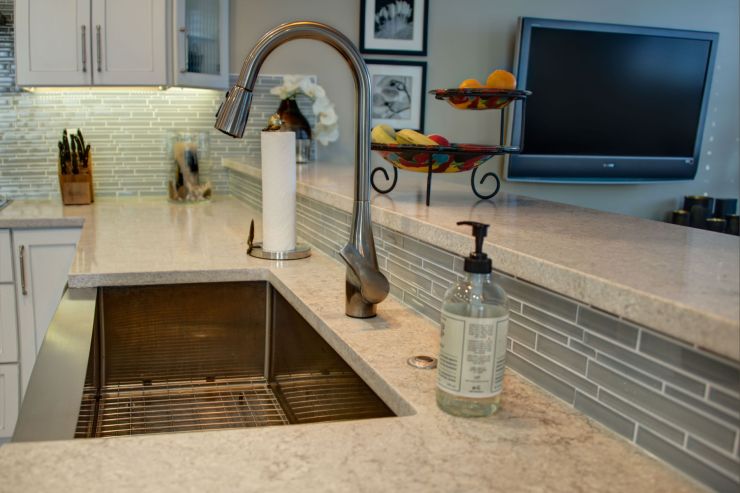 Modern Kitchen Sink and Faucet remodeling project in Washington Crossing, PA